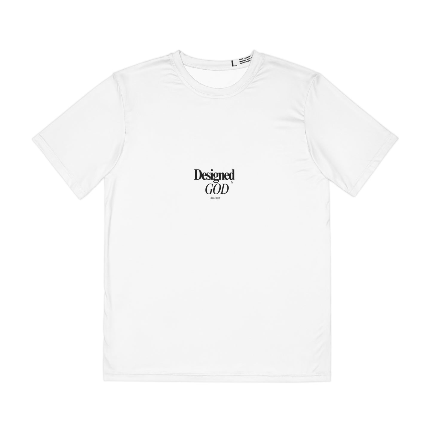 Designed by God Tee — Men’s Christian Graphic T‑Shirt with Jeremiah 1:5 Back Verse