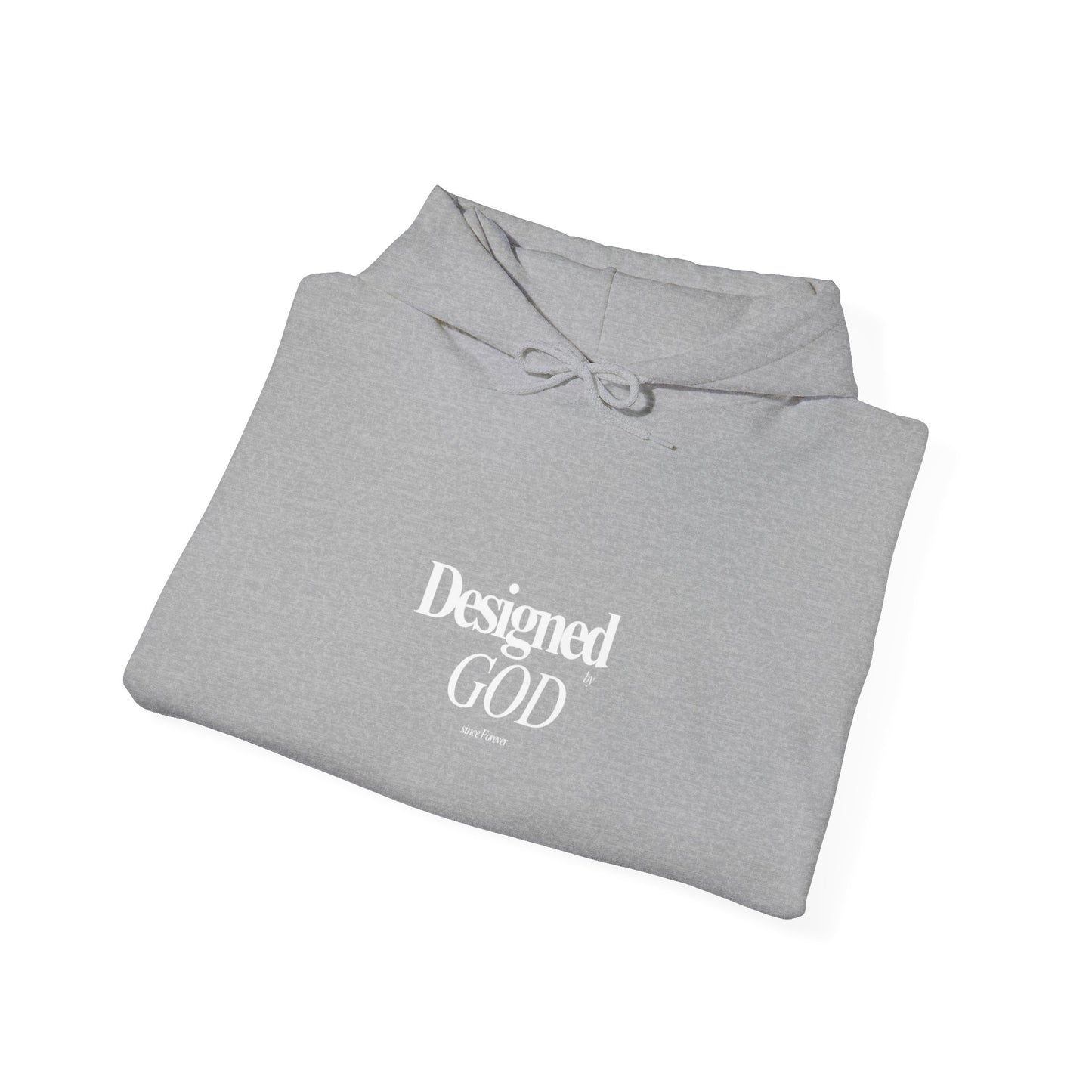 Designed by God Hoodie — Inspirational Christian Scripture Sweatshirt (Jeremiah 1:5)