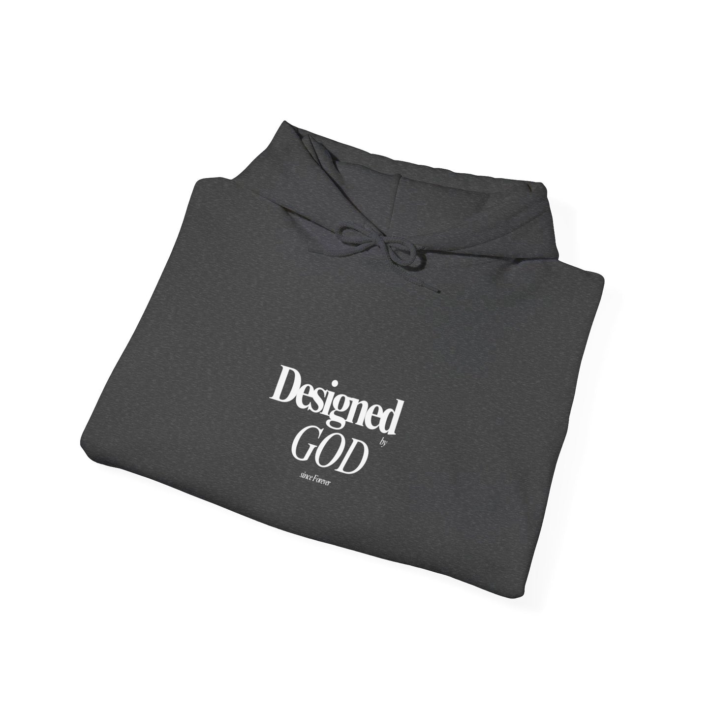 Designed by God Hoodie — Inspirational Christian Scripture Sweatshirt (Jeremiah 1:5)