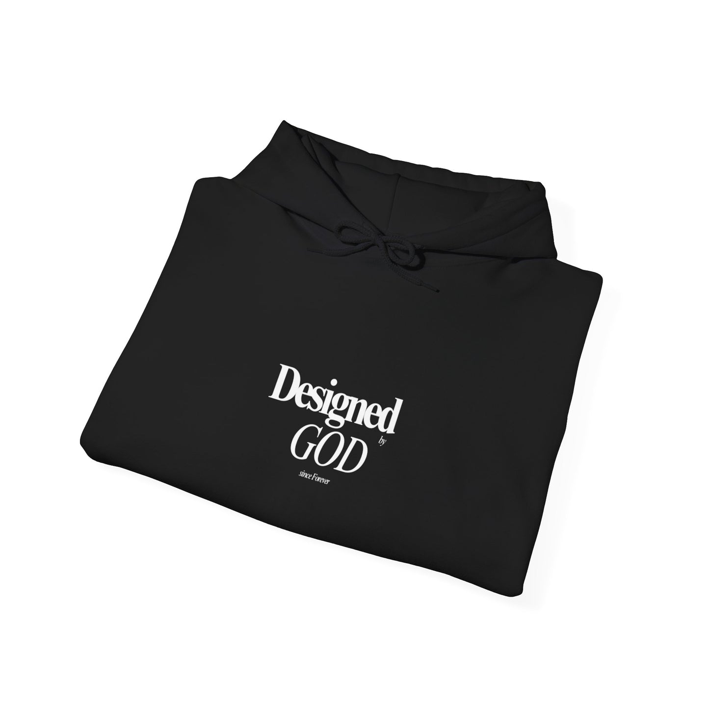 Designed by God Hoodie — Inspirational Christian Scripture Sweatshirt (Jeremiah 1:5)