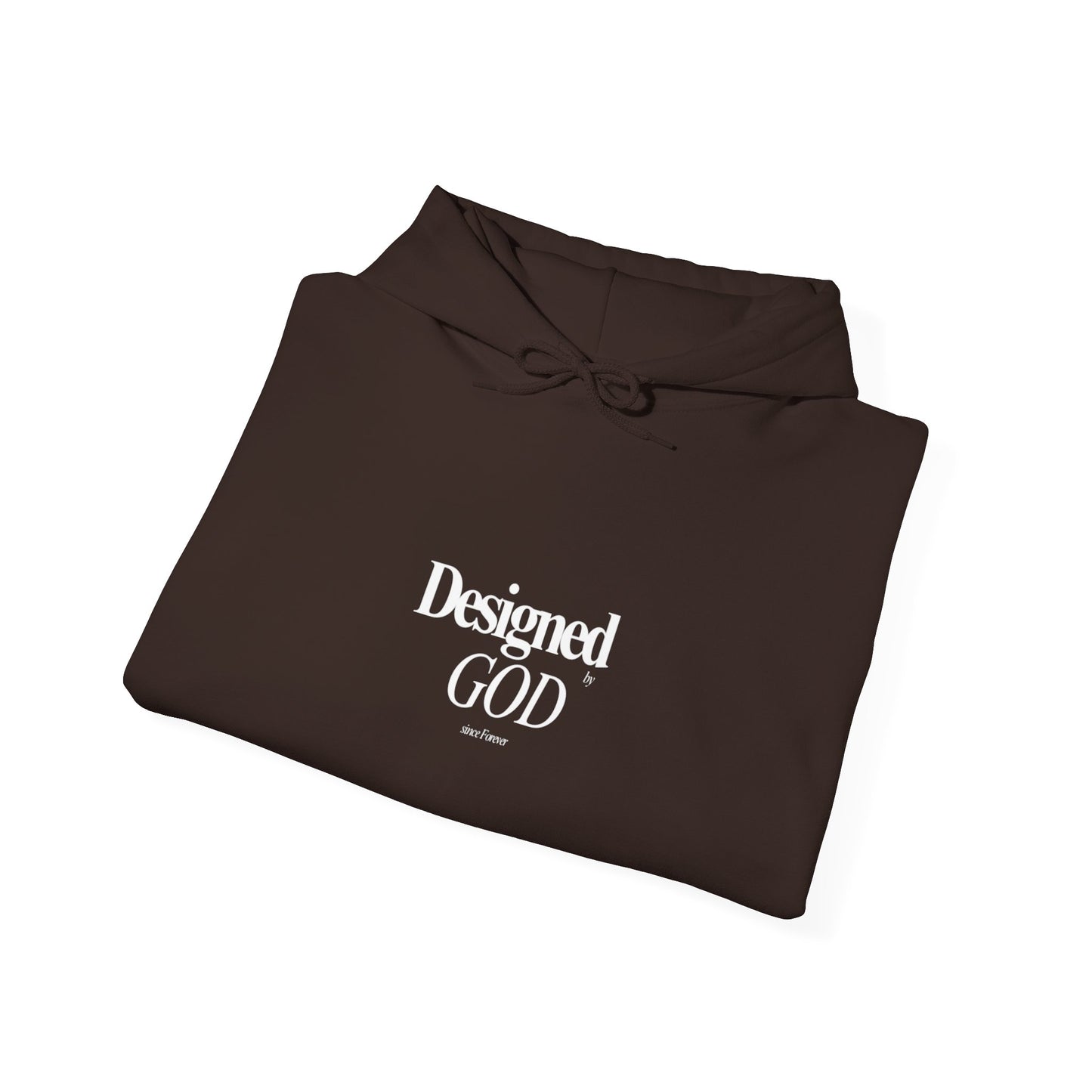 Designed by God Hoodie — Inspirational Christian Scripture Sweatshirt (Jeremiah 1:5)