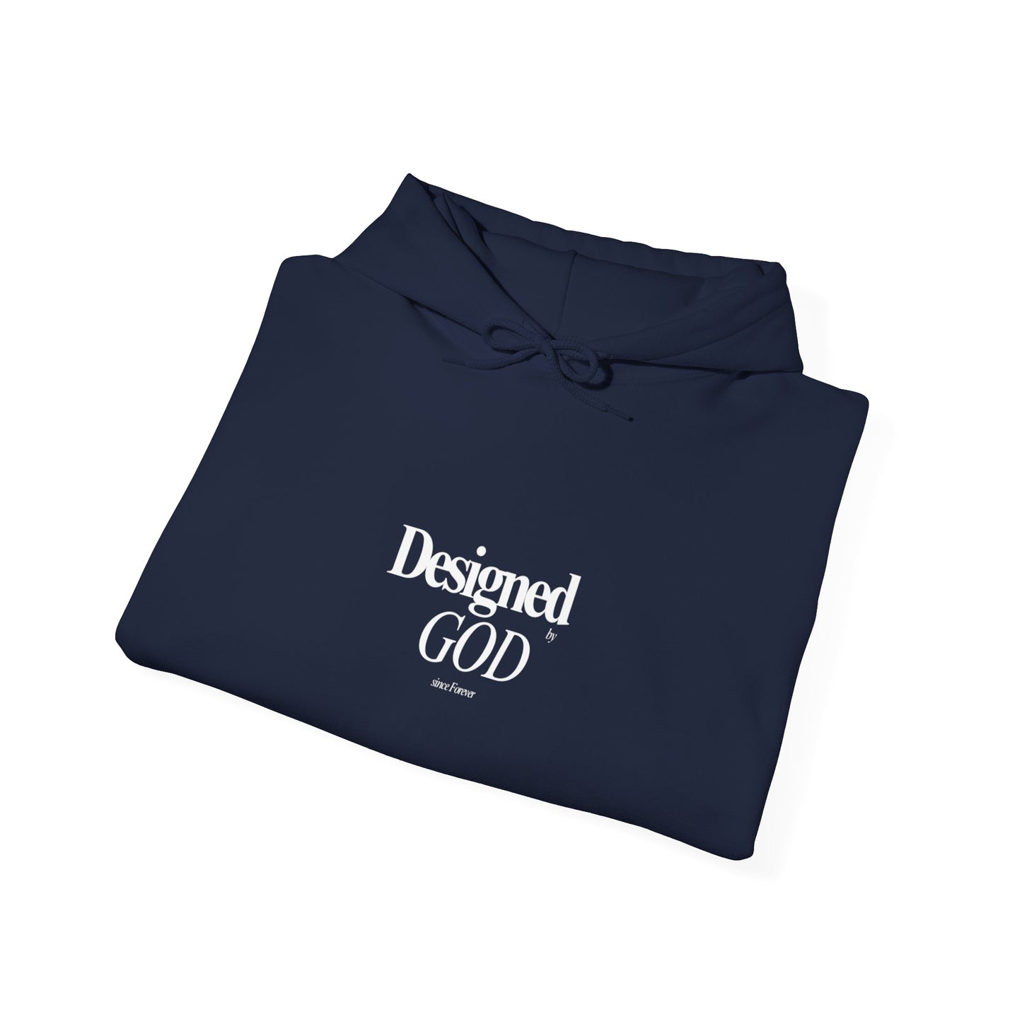 Designed by God Hoodie — Inspirational Christian Scripture Sweatshirt (Jeremiah 1:5)